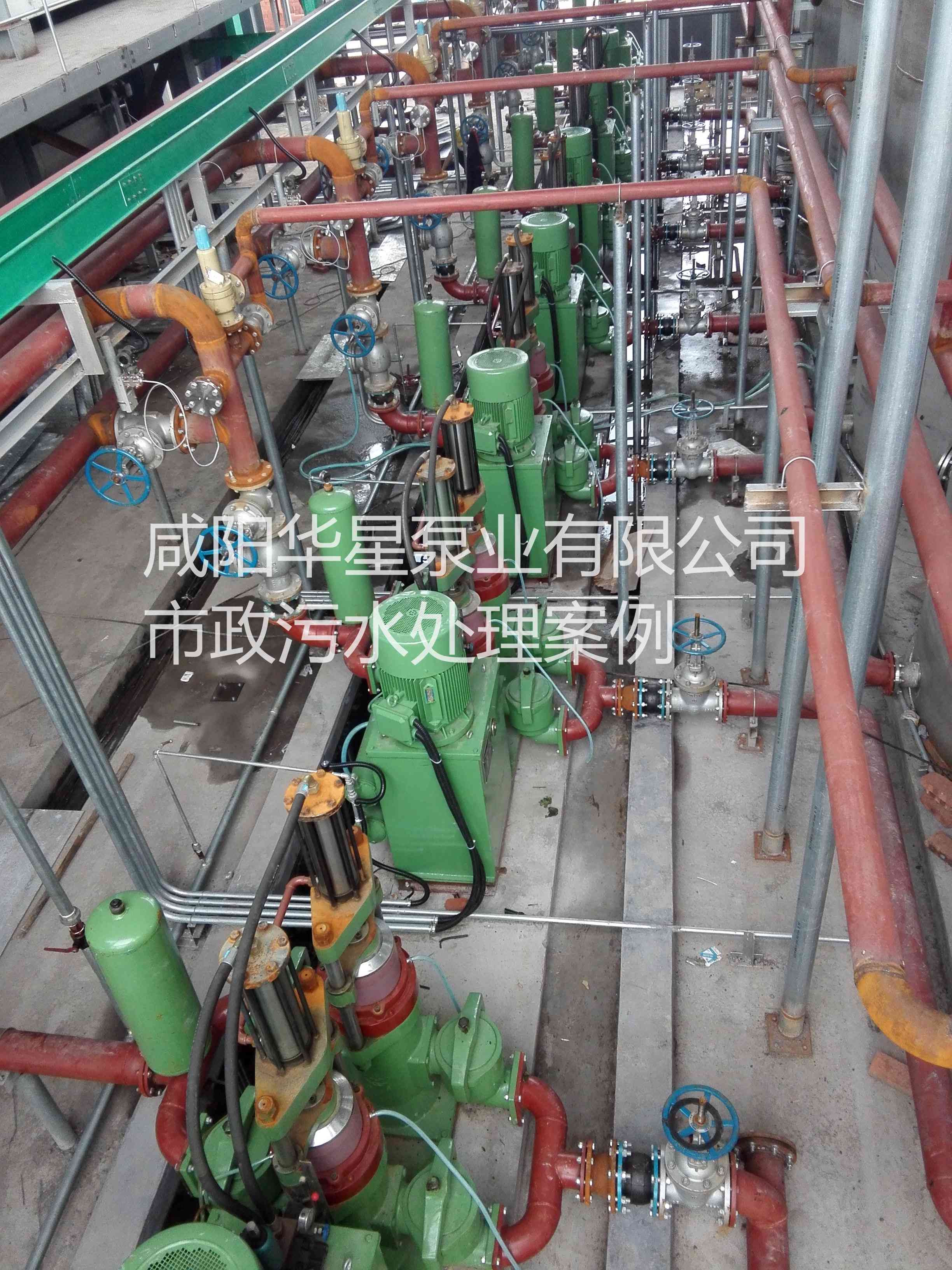 污水處理廠使用YBH250柱塞泥漿泵現(xiàn)場圖片