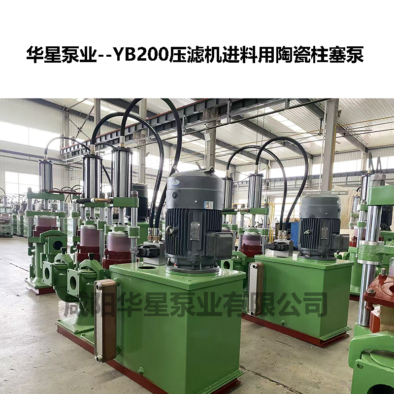 YB200壓濾機(jī)進(jìn)料用陶瓷柱塞泵